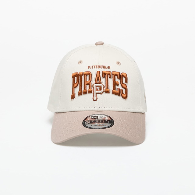 Kupakok New Era Pittsburgh Pirates MLB White Crown 9FORTY Adjustable Cap Bézs | 60435041