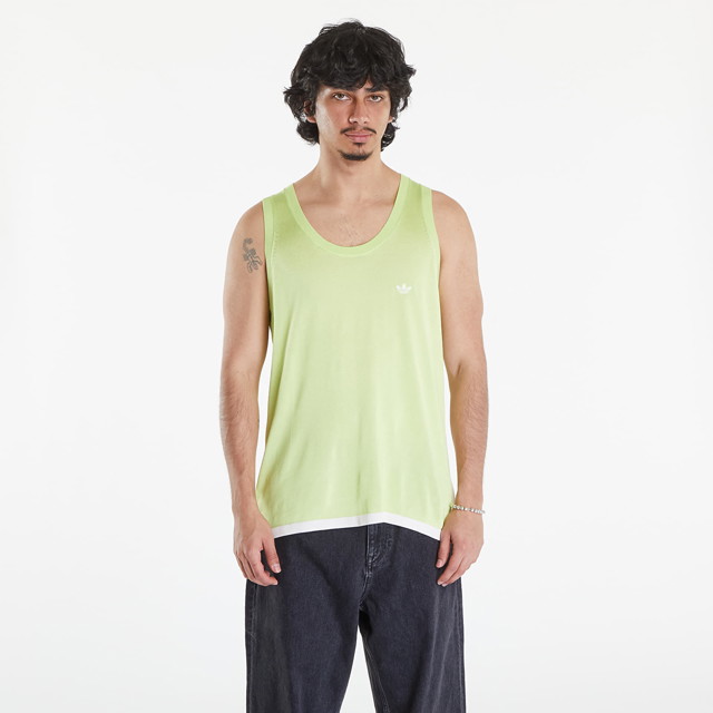 Trikók adidas Originals Wales Bonner x Knit Vest Semi Frozen Yellow/ Chalk White Sárga | IZ1890