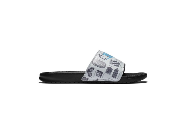 Sneakerek és cipők Nike Benassi JDI Summit White Fekete | 631261-041