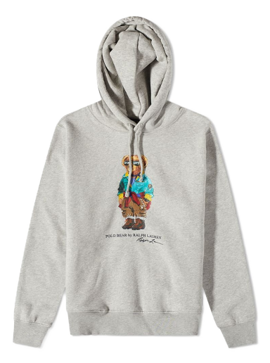 Sweatshirt Polo by Ralph Lauren Outdoor Bear Popopver Hoody Szürke | 710853309021
