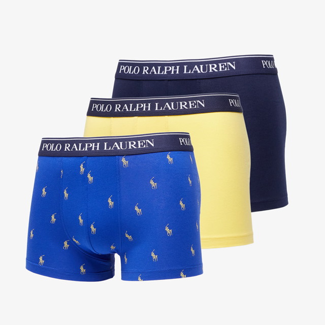 Boxerek Polo by Ralph Lauren Classic Trunk 3-Pack Multicolor Többszínű | 714830299118