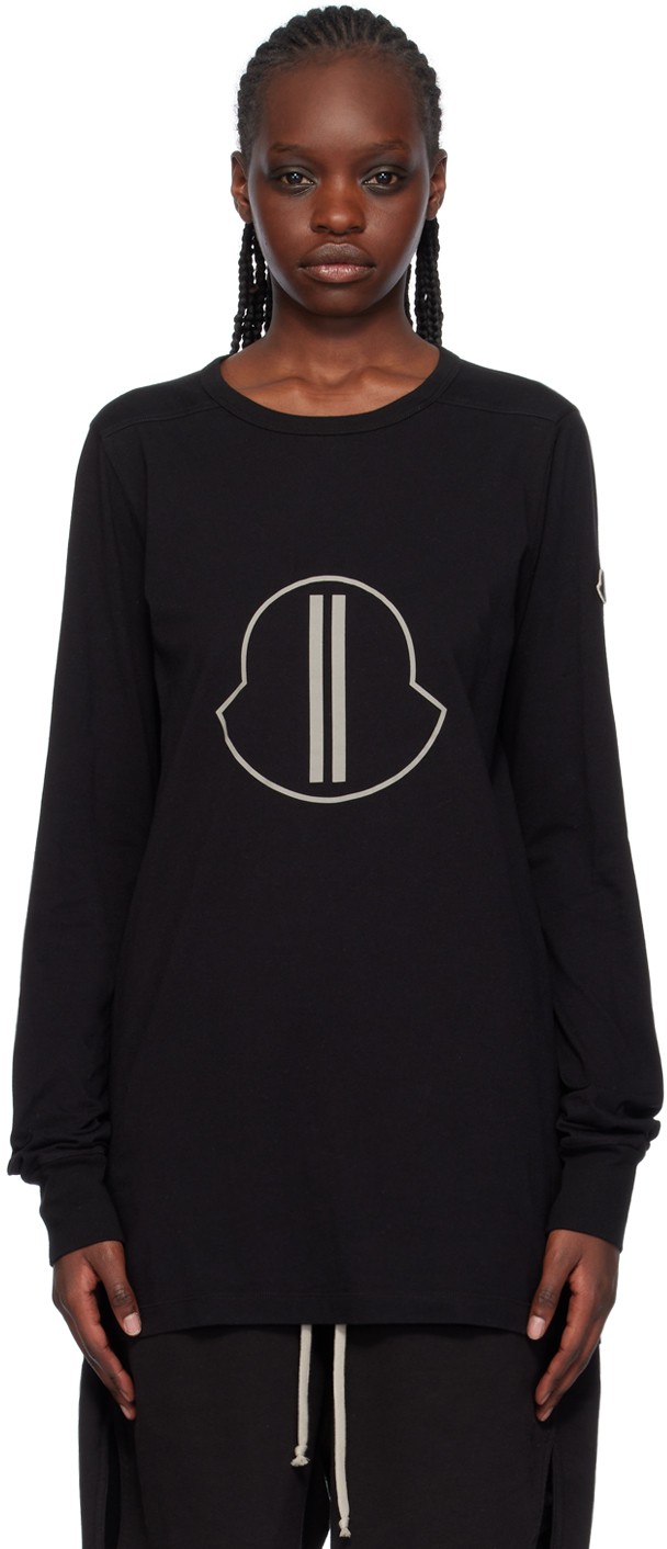 Póló Rick Owens Moncler x Level T-Shirt Fekete | MU02C8D02 M3669, 0