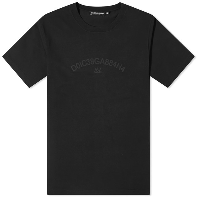 Póló Dolce & Gabbana Men's Number Logo T-Shirt Fekete | G8PN9TG7M3K-N0000