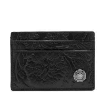 Versace Barocco Embossed Leather Card Holder DPN2467-1A10637-1B00E