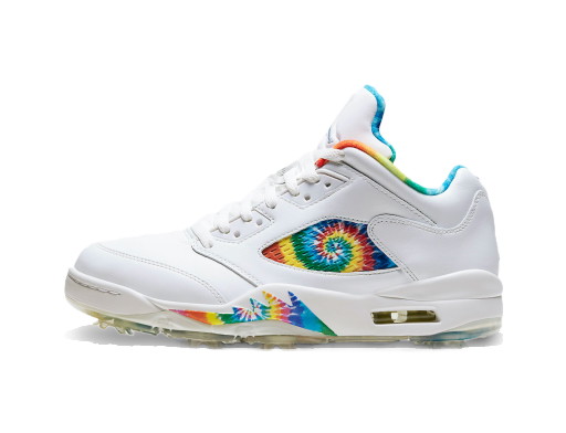 Sneakerek és cipők Jordan Air Jordan 5 Low Golf "Peace, Love, and Golf" Fehér | CW4205-100