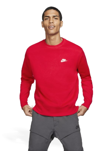 Sweatshirt Nike Sportswear Club Fleece 
Piros | BV2662-657