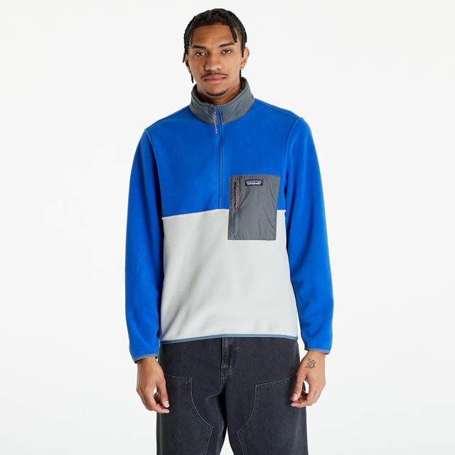 Sweatshirt Patagonia Microdini 1/2 Zip Hoodie Kék | 26200 STGN