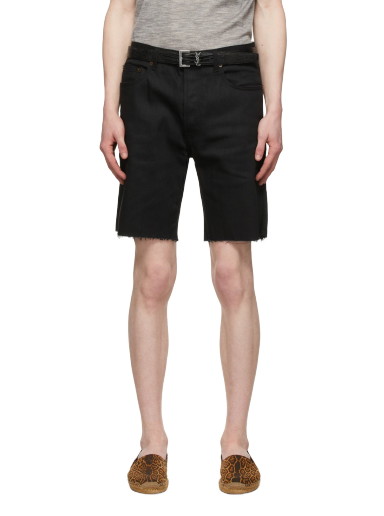 Rövidnadrág Saint Laurent Denim Short Fekete | 638547YO500