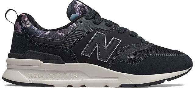 Sneakerek és cipők New Balance 997H Floral "Black Purple" W Fekete | CW997HXG