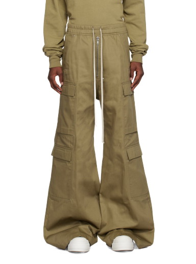 Oldalzsebes nadrágok Rick Owens DRKSHDW Double Jumbo Belas Cargo Pants Zöld | DU02C5398 TW