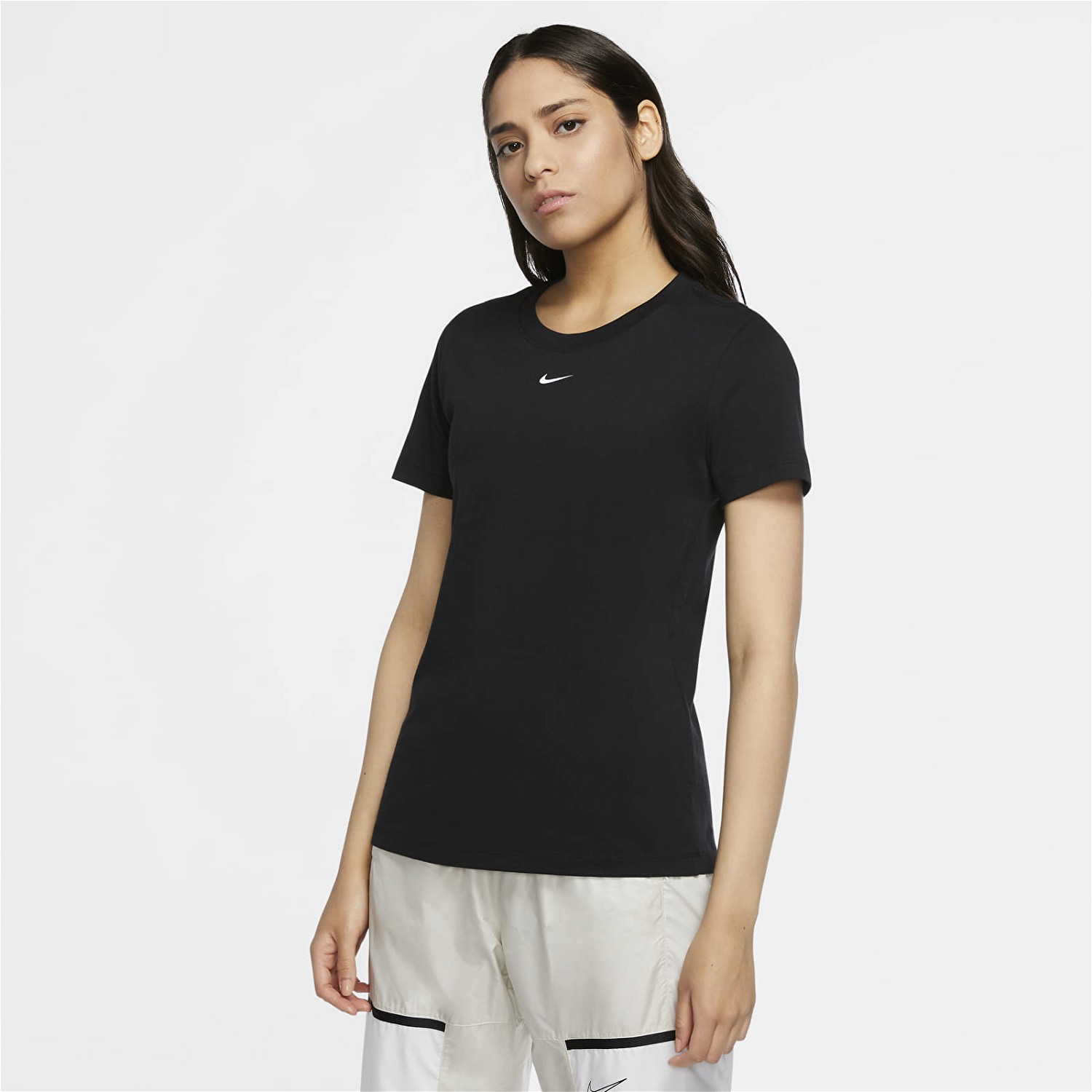 Póló Nike Sportswear Essential Tee Crew Fekete | CZ7339-011, 0