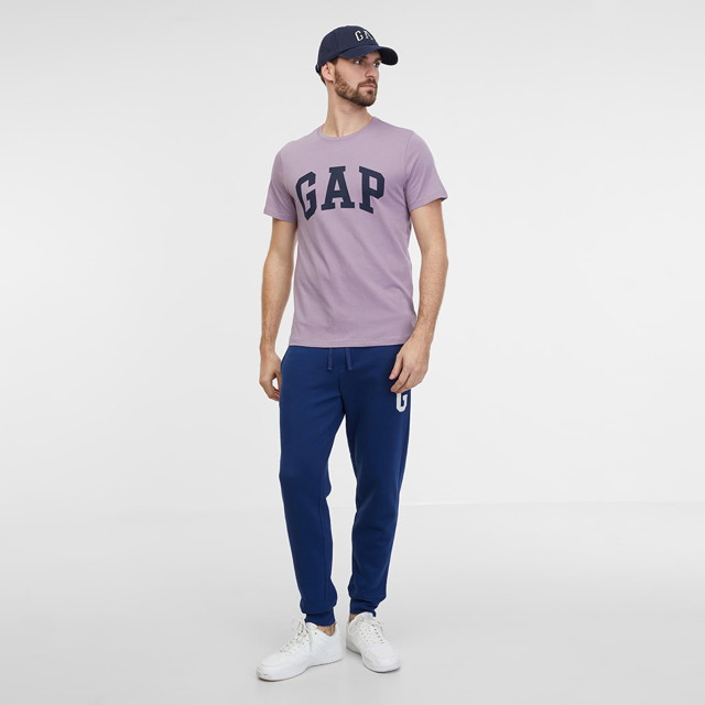 Sweatpants GAP Logo Jogger Sweatpants Pangea Blue Kék | 817086-01