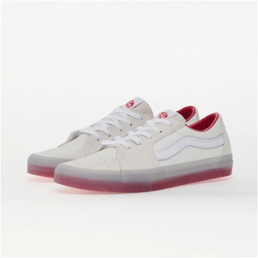 Sneakerek és cipők Vans Sk8-Low Translucent Sidewall White/ Red Fehér | VN0009QRYF91, 5