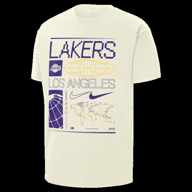 Póló Nike NBA Max90 Los Angeles Lakers Bézs | FQ6086-133