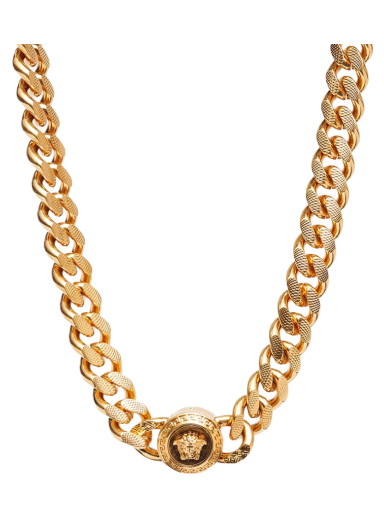 Nyakláncok és láncok Versace Heavy Chain Necklace Fémes | DG16949-DJMT-KOT