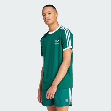 Póló adidas Originals Adicolor Classics 3-Stripes Tee Zöld | IM9387, 0