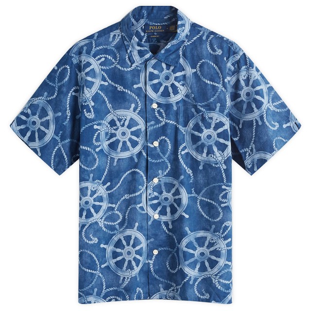 Ing Polo by Ralph Lauren Ships Wheel Vacation Shirt Kék | 710942683001