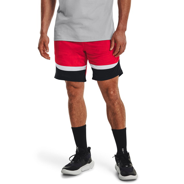 Rövidnadrág Under Armour Heatwave Hoops Short Red 
Piros | 1378596-600