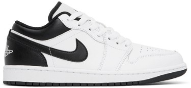 Sneakerek és cipők Jordan Air Jordan 1 Low "White Black" Fehér | 553558-132, 1