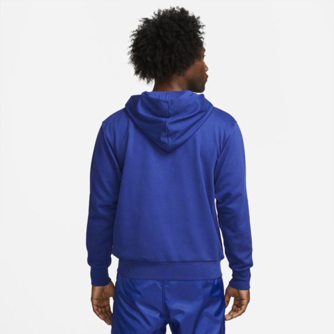 Sweatshirt Nike Dri-FIT Standard Issue Pullover Basketball Hoodie Sötétkék | DQ6103-455, 1