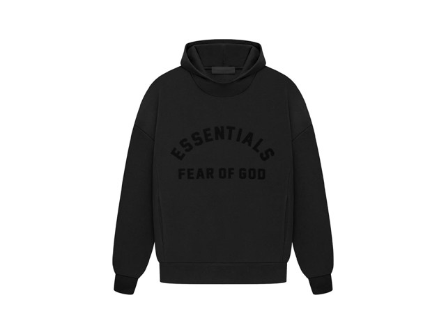 Sweatshirt Fear of God Essentials S23 Hoodie Fekete | 192sp232050f