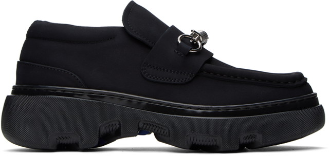 Ruházat Burberry Black Creeper Clamp Loafers Fekete | 8077837