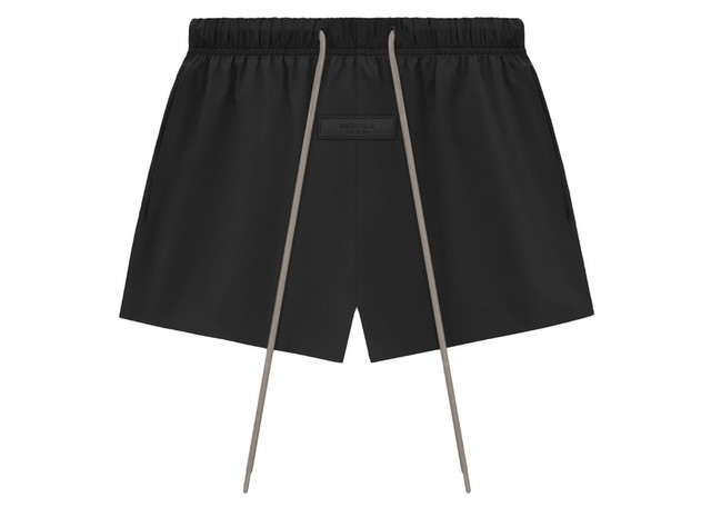 Rövidnadrág Fear of God Core Collection Nylon Running Short Black Fekete | 160SU243010FW