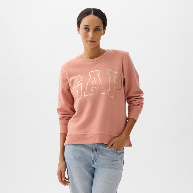 Sweatshirt GAP Logo Sweatshirt Pink Rosette Rózsaszín | 885265-03