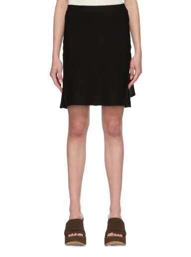 Szoknya Bottega Veneta Knit Godet Skirt Fekete | 666516 V12V0