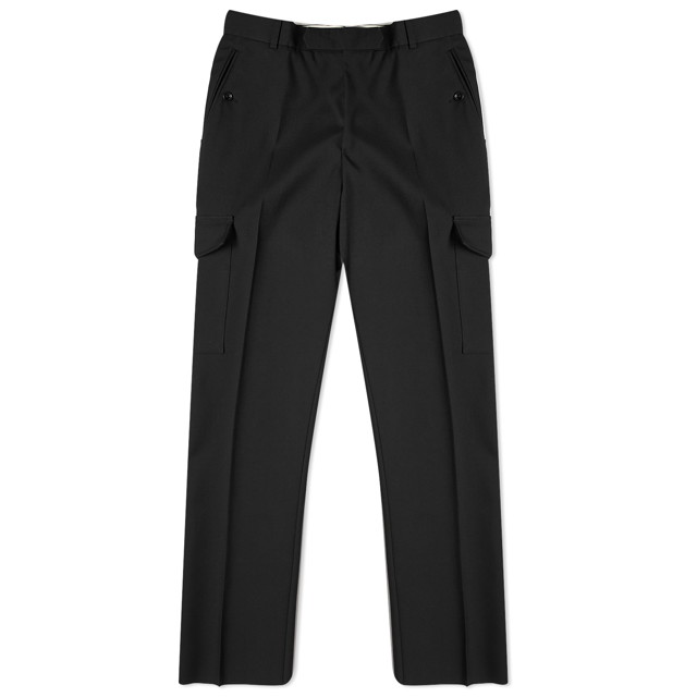 Nadrág Alexander McQueen Military Cigarette Trousers Fekete | 774166QUAAC-1000