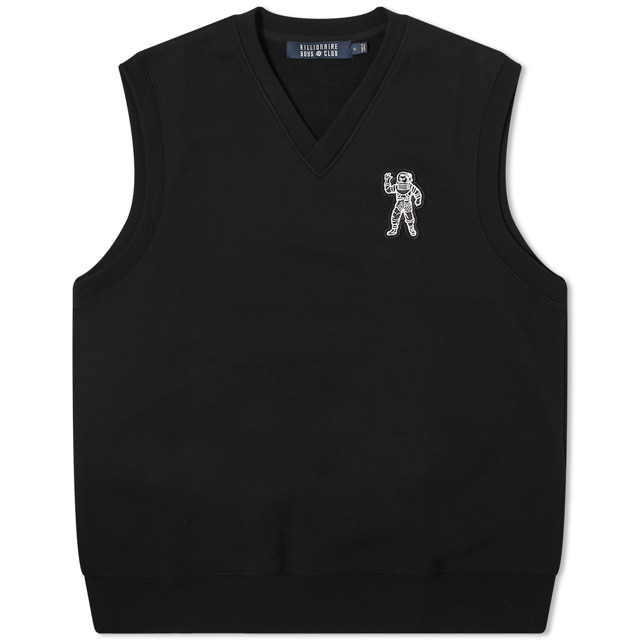 Mellények BILLIONAIRE BOYS CLUB V Neck Vest Fekete | B24229-BK