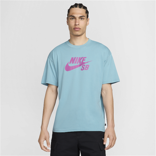 Póló Nike SB Logo Tee Kék | CV7539-464