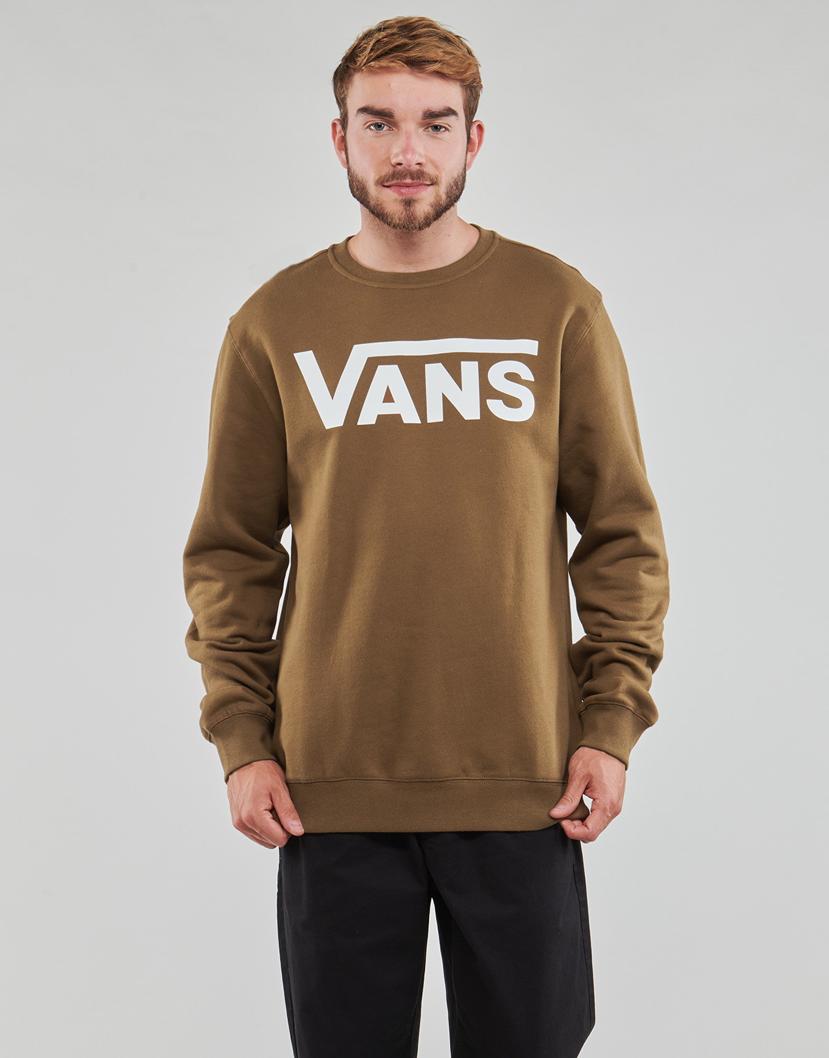 Pulóver Vans Classic Crewneck Barna | VN0A456A0E0, 1