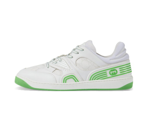 Sneakerek és cipők Gucci Basket Low 'White Demetra Green' Fehér | 698785 2SHG0 9089