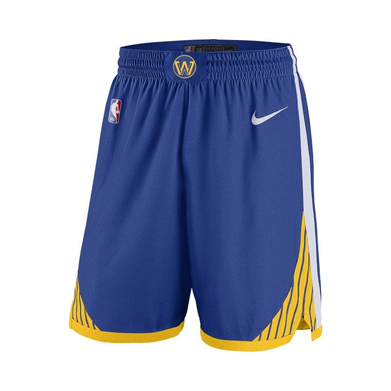Rövidnadrág Nike Golden State Warriors Icon Edition NBA Swingman Shorts Kék | AV4972-495, 0