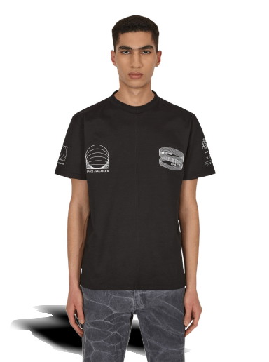 Póló Space Available Connective Link T-Shirt Fekete | SA-CLT001-BLK BLACK