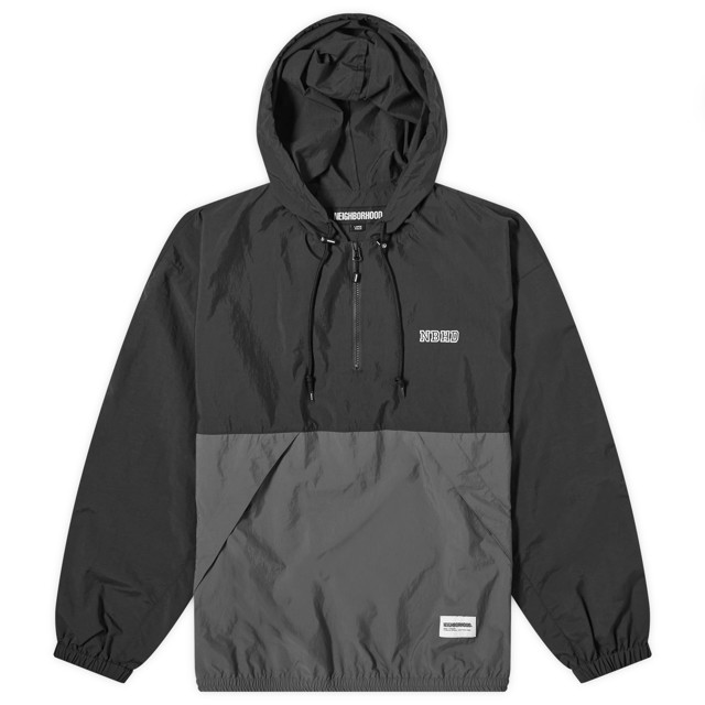 Dzsekik Neighborhood Bicolour Anorak Fekete | 241TSNH-JKM03-BK