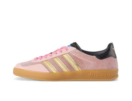 Sneakerek és cipők adidas Originals Gucci x Gazelle Pink Velvet W Rózsaszín | 707864 FAAQX 5741