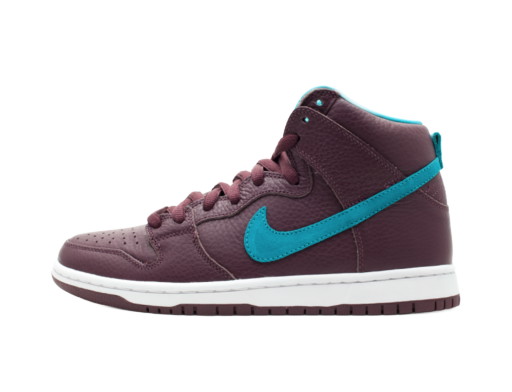 Sneakerek és cipők Nike SB SB Dunk High Deep Burgundy Aquamarine Burgundia | 313171-601