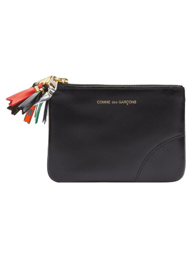 Pénztárca Comme des Garçons Zipper Pull Wallet Black Fekete | SA8100ZP