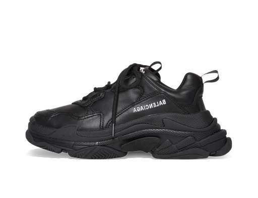 Sneakerek és cipők Balenciaga Triple S Synthetic Leather Triple Black W Fekete | 524039W2FA51000