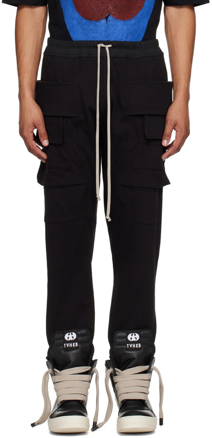Nadrág Rick Owens SSENSE x TVHKB Edition Creatch Trousers Fekete | RN02C4376 RIGEP6, 0