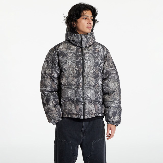 Puff dzsekik Wasted Paris Puffer Hood Reverse Taiga Black/ Camo Szürke | WP_000033