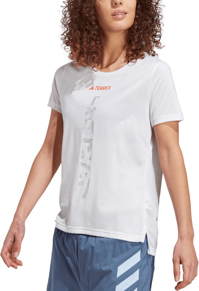 Póló adidas Performance Terrex AGR SHIRT W Fehér | ht9415