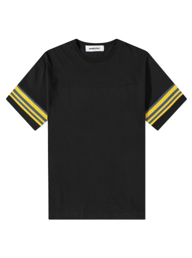 Póló Ambush Striped Rib Tee Sötétkék | BMAA053F22JER0014401