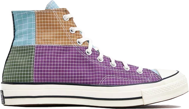 Sneakerek és cipők Converse Chuck Taylor All Star 70 Hi Patchwork Ripstop Orgona | 166317C