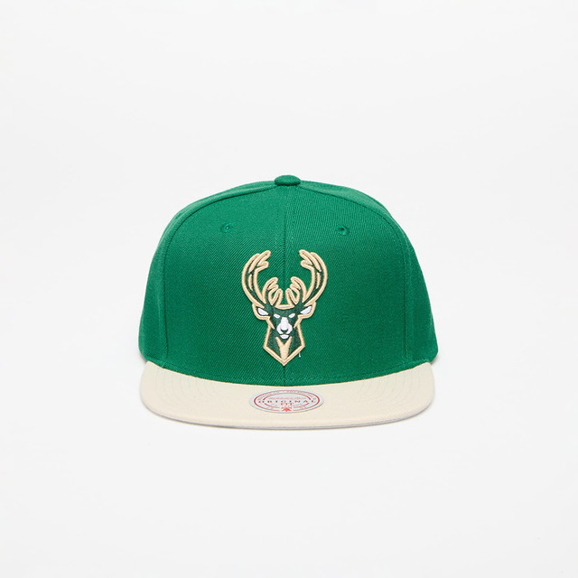 Cap Milwaukee Bucks Team 2 Tone Snapback Green/ Tan