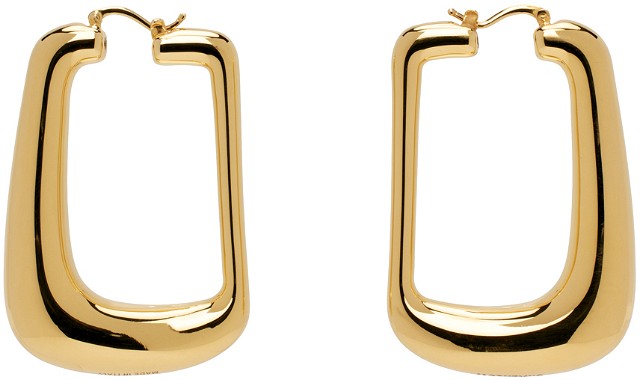 Fülbevaló Jacquemus Gold Les Sculptures 'Les boucles Ovalo' Earrings Fémes | 24E241JW649-5845
