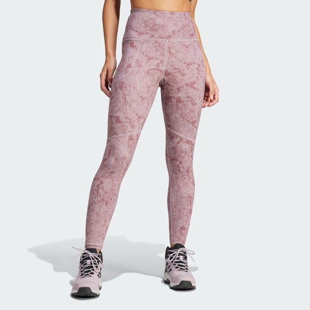 Leggings adidas Performance adidas TERREX Legíny Terrex Multi Allover Print Bézs | IP6874