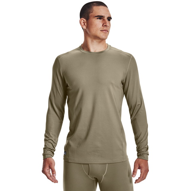 Póló Under Armour Tac Crew Cgi Base Federal Tan Bézs | 1365389-499